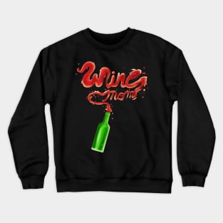 Vino Mom Crewneck Sweatshirt